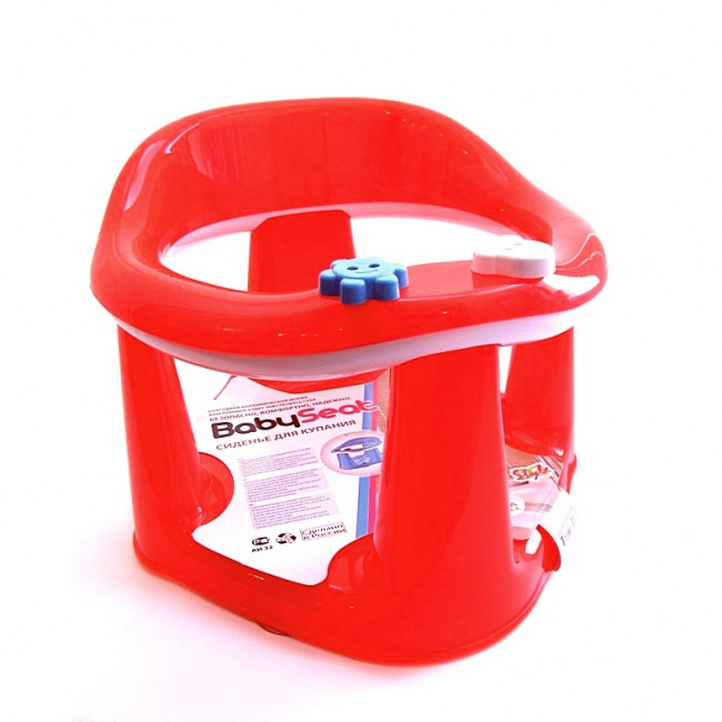 Сиденье для купания детей BabySeat красный