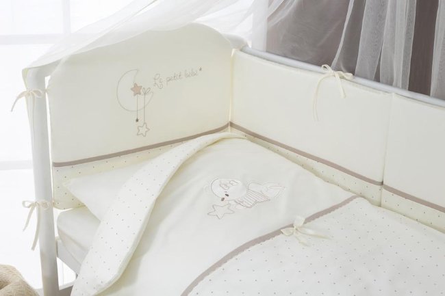 КПБ "LE PETIT BEBE", молочно-кофейный 3 пр., Арт. ПБ3-01.5