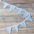 Гирлянда из 8 флажков Blue Stripes, Арт. vv050108