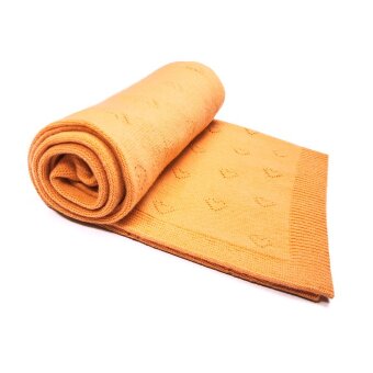 Плед "Карамелька" оранжевый, Арт.579/44